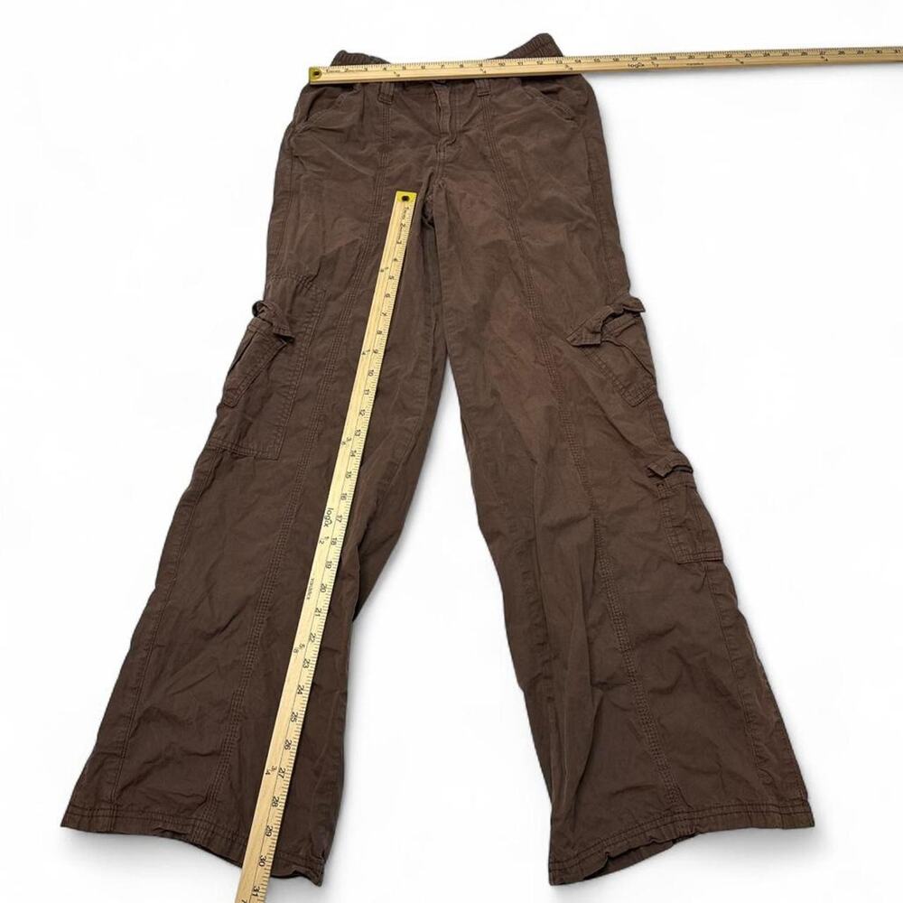 Urban Outfitters Y2K Brown Cargo Pants With Pockets Perfect Fit BDG Line Size XS - Picture 3 of 7